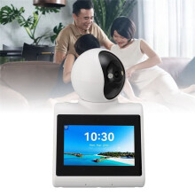 1080P-Videoanrufkamera, 2-Wege-Anruf, Intelligente Monitorkamera mit HD-Bildschirm, Anruf mit Einem Klick, WLAN-Überwachungskamera