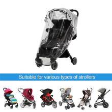 Regenschutz für Kinderwagen, Universeller Reisewetterschutz, Atmungsaktiver Regenschutz für Kinderwagen, Winddicht, Wasserdicht
