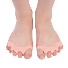 Toe Spacers Toe Separator for Overlapping Toes 1 Pair Beige