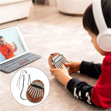 4Pcs Kalimba Thumb Piano 8 Key Thumb Piano Finger Piano Kalimba Thumb Piano for Kid Adult Instrument Accessory