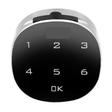 Fingerprint Lock Touch Screen Digital Security Lock Wood Cabinet Keypad Drawer Office Digital Electronic Lock,Integrated Smart Home