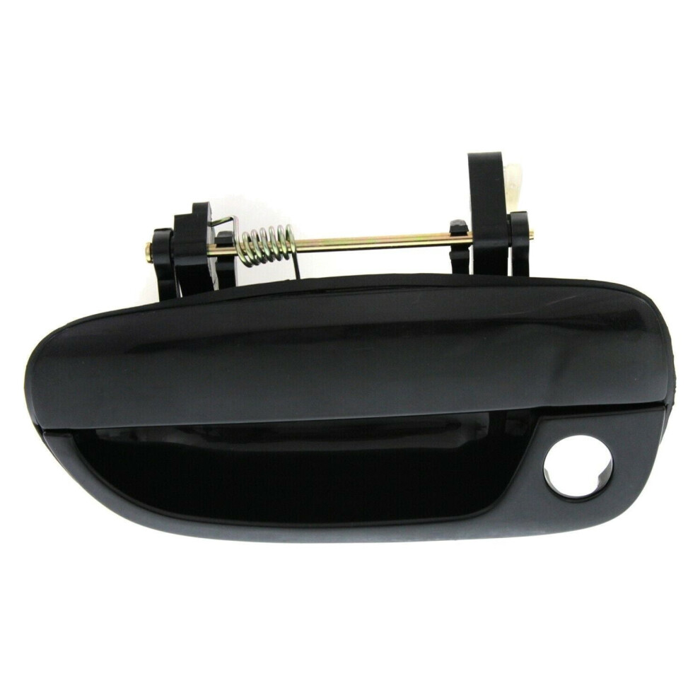 Exterior Front Driver Side Door Handle, Smooth With Key Hole, Compatible With Hyundai Accent L (2000Â2002), Gs (2000Â2003, 2006), Gl Black 9482726243199