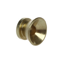 2 x elektrische akustische Gitarre Bass Gurt-Taste Schraubensperrbolzen Heringe Pads - Gold