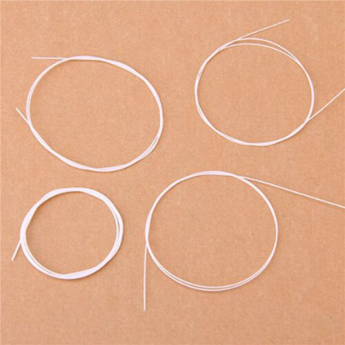 16Pcs Blanc Nylon Ukulele Corde Ensemble 1