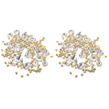 260Pcs White Glass Sewing Rhinestones for Clothes and Bags