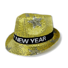 New Year Party Hats for Women Men Unisex Celebration Birthday Holiday Cap, Fluorescent Yellow