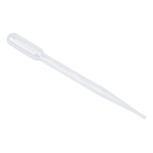100 Pcs Clear White Plastic 7.1" Long Liquid Dropper Pasteur Pipette 3ml 1