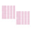 200Pcs Pink Paper Tissue for Crafting Floral Wraps Present Packaging 1