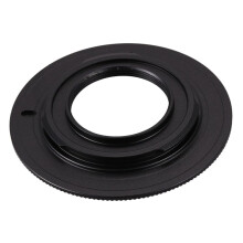 3X Schwarzes C Mount Objektiv für  4/3 Adapter E-P1 E-P2 E-P3 G1 GF1 GH1 G2 GF2 GH2 G3 Gf3 C-M4 / 3