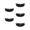 5Pcs Black Pc Bike Visor Uv Protection Replacement 1