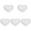 5Pièces Mini Chapeaux Décoratifs Blancs En Eva Pour DIY 1
