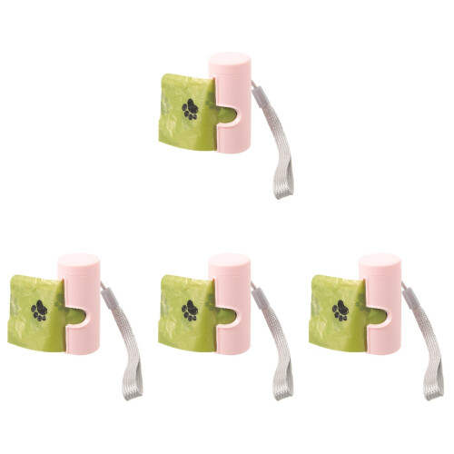 4Ensembles Organisateur Déchets ABS Rose Portable