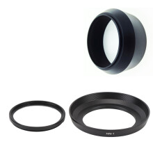 HN-1 49mm UV Lens Filter & Hood Set for 24mm/28mm/35mm Lenses