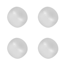 4St Multifunctionele Witte PVC Kapstok Voor Hoeden Thuis En