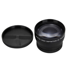 2 Stücke 52mm Teleobjektiv mit 2-Facher Vergrößerung für Af-S 18-55mm 55-200mm Objektivkamera