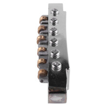 6X Silver Tune-O-Matic Electric Roller Saddle Bridge Lp Electric Guitar Bridge Made in Korea
