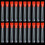 100 Pcs Non-Completed Plastic Test Tubes Lab Test Tool with Screw Cap Transparent, 12 x 60mm 2
