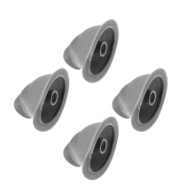 4Pcs Heavy Duty Rubber Sink Plungers Grey for Powerful Bathroom Drain