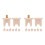 8Paires Bouchons Beige En Pour Stores Usage Animal 4