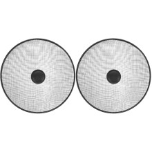 2Pcs Fine Mesh Grease Splatter Screen Black for Fry Pan and Pots