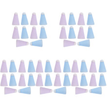 50Pcs Tablet Stylus Tip Covers Fiber Sleeve Assorted Color Anti-Slip