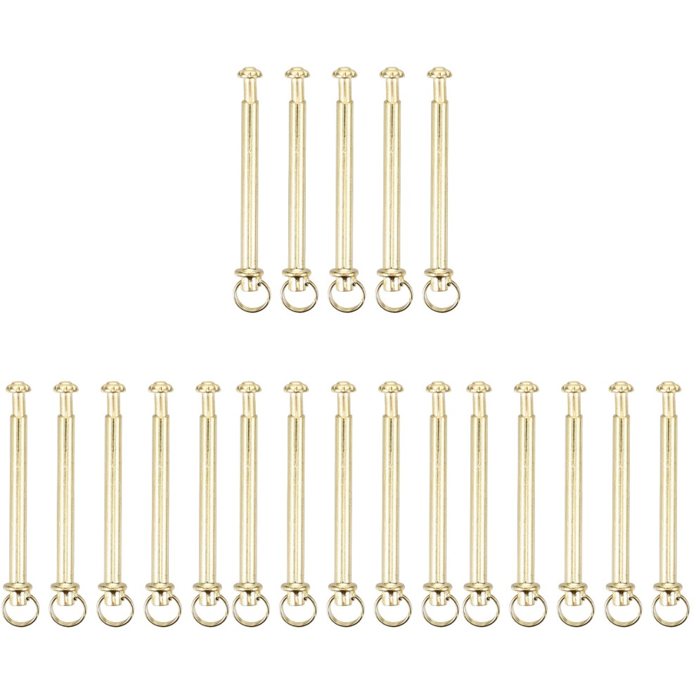 20Sets Golden Hand Fan Shaft Rivet And Nut Repair Kit Stainless Steel 3712504051156