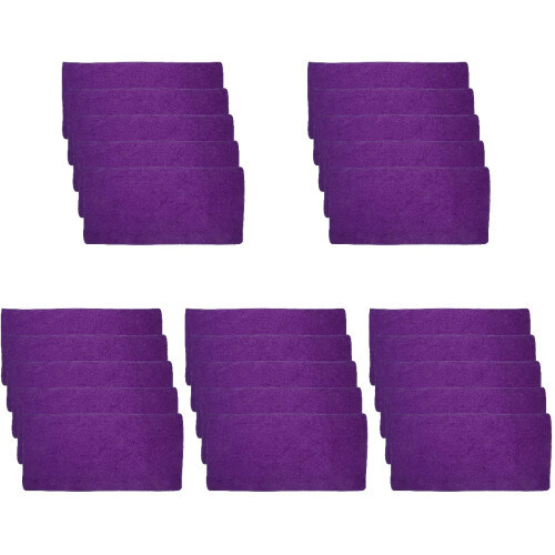 25Pièces De Couchage Violets En Microfibres Pour Petits Animaux