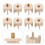 8Paires Bouchons Beige En Pour Stores Usage Animal 11