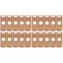 40Pcs Portable Coffee Cup Carrier Khaki Paper Drink Tray for Takeout