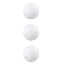 3Pcs White Paintable Soccer Balls PVC Kids Footballs for Decoration