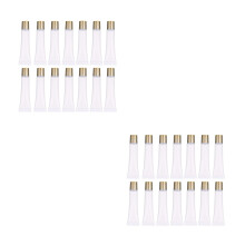100Pcs Transparent Cosmetic Squeeze Tubes for Lip Balm and Body Lotion