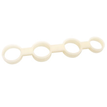 3Pcs White Finger Spread Trainer Guitar and Ukulele Accessory