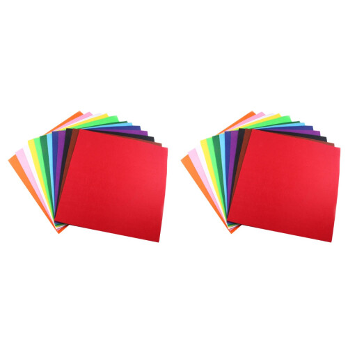 80Pcs Assorted Color Cloth Sheets for Sewing DIY Craft Nonwoven Fabric
