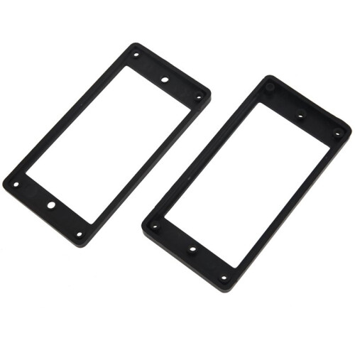 8Pcs Flat Humbucker Pickup Mounting Ring Frame ABS for Electric Guitar 1