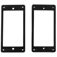 8Pcs Flat Humbucker Pickup Mounting Frame ABS for Electric Guitar