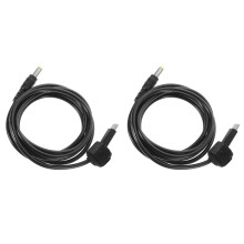 2St Type-C Dc Voedingskabel Zwart Met PVC En