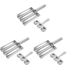 3Sets Silver Meatball Shaper Kit Stainless Steel for Easy Kitchen Use