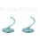 2 Pack Goblet Lovers Clear Drinking Glasses Cocktail Transparent Cup 1