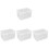 4Pcs PP Bread Storage Container Clear Fridge Food Holder 1