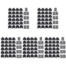5 Pcs Album Corner Stickers Photo Adhesives Borders