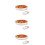 3 Count Oven Proof Pie Dishes Plate Baking  Ceramic Round Pan 1