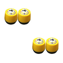 4Pcs Yellow Portable Car Compass for Dashboard Suv Truck Navigation