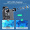 5X 200X Cell Phone Microscope Accessory with Window Microscope, Portable  Digital Microscope with LED Light/Clip 6