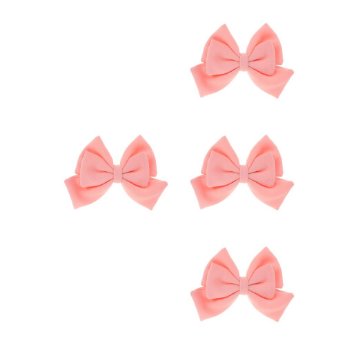 4Pcs Pink Cloth Bow Scooter Decorations Durable Cloth Scooter Bows Kit