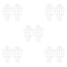 10Pcs Plastic Garden Fence White Decorative Edging for Flower Beds