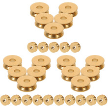 30Pcs Durable Golden Recorder Pulley Belt Drive Wheel for Recorders
