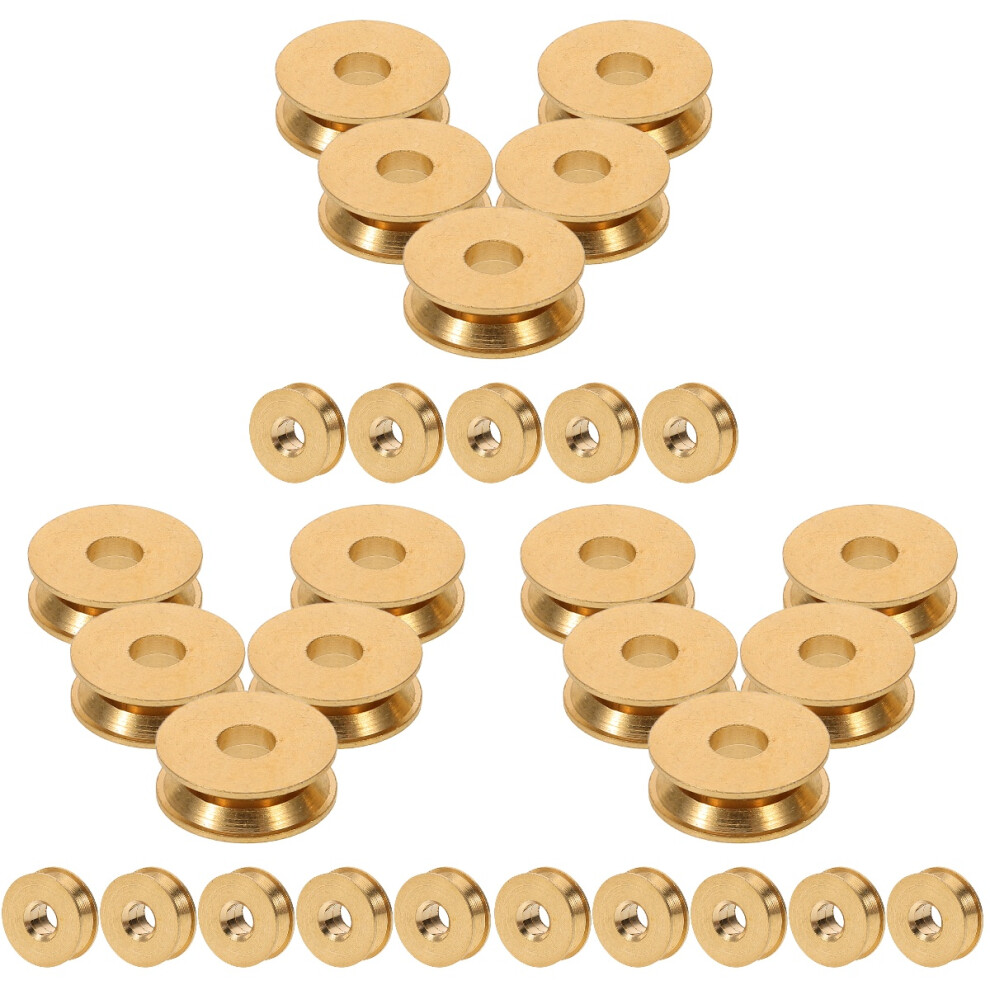 30Pcs Durable Golden Recorder Pulley Belt Drive Wheel For Recorders 3712694906694