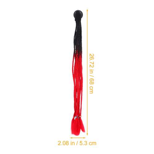 Accessoire Queue De En Fibre Stylée Pour Casque 2