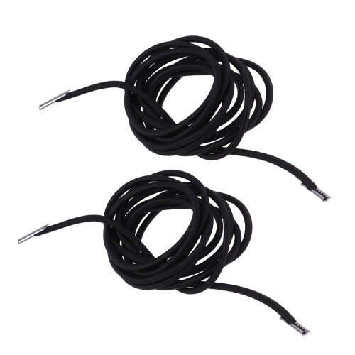 4Pièces Pour Chaise Longue Noire Élastique Forte Compacte