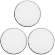 3Pcs White Drum Head Lightweight Polyester Film Drum Accessories